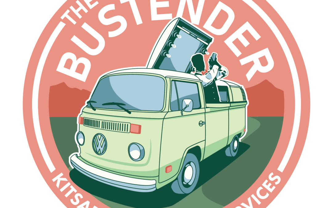 The Bustender: Kitsap Bartending Services – Logo Design